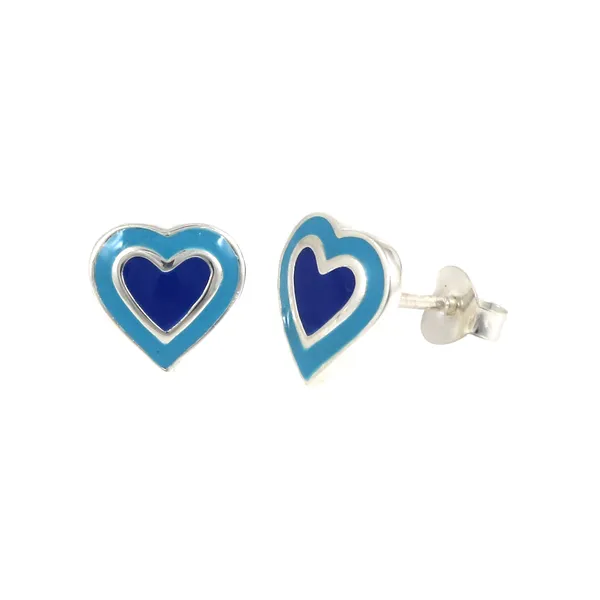 SILVER_ENAMEL_925_HEART_DOUBLE_COLOR_SMALL_STUD_SKY_BLUE_WITH_LAPIZ