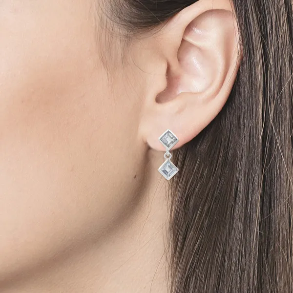 Blue_Topaz_925_Sterling_Silver_Square_Stud_Earrings,_Modern_Minimalist_Design
