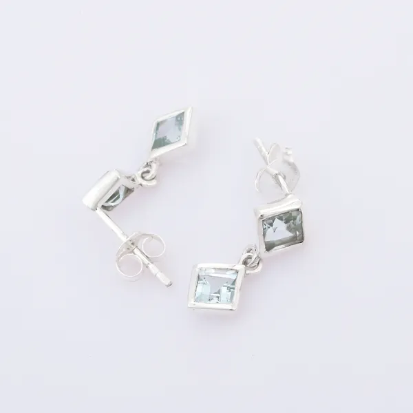 Blue_Topaz_925_Sterling_Silver_Square_Stud_Earrings,_Modern_Minimalist_Design