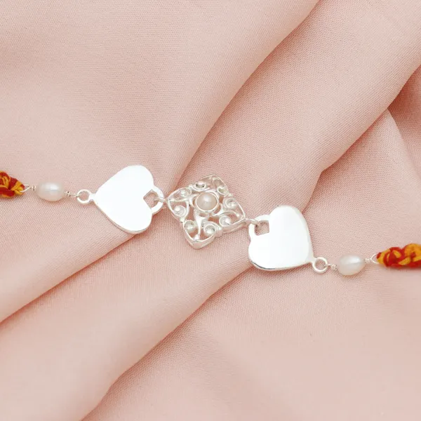 ITISHA_925_Sterling_Silver_Pearl_Rakhi_for_Brother_|_Silver_Rakhis_for_rakshabandhan_|_Silver_Rakhi_for_Bhai