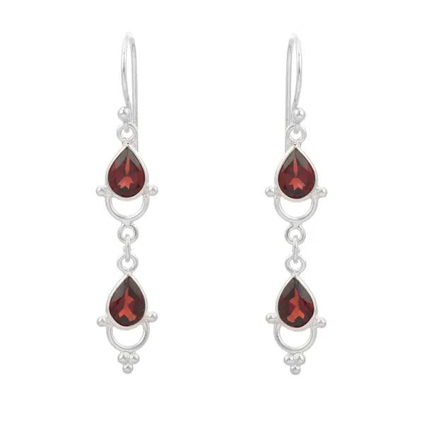 Handcrafted_Red_Garnet_925_Sterling_Silver_Earrings_-_Bezel_Style_Red_Stone_Drops