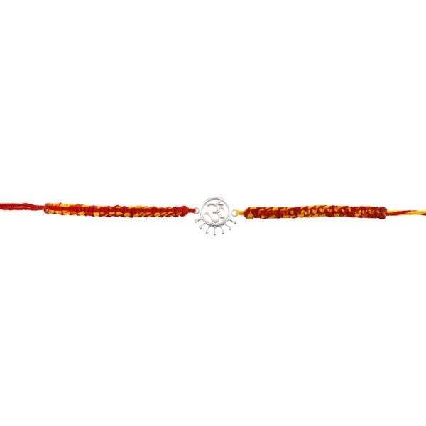 ITISHA_925_Sterling_Silver_Om_Thread_for_Brother_&_Men_|_Handcrafted_Pure_Silver_Gift_Band_|_Traditional_&_Skin-Friendly_Design_for_Raksha_Bandhan