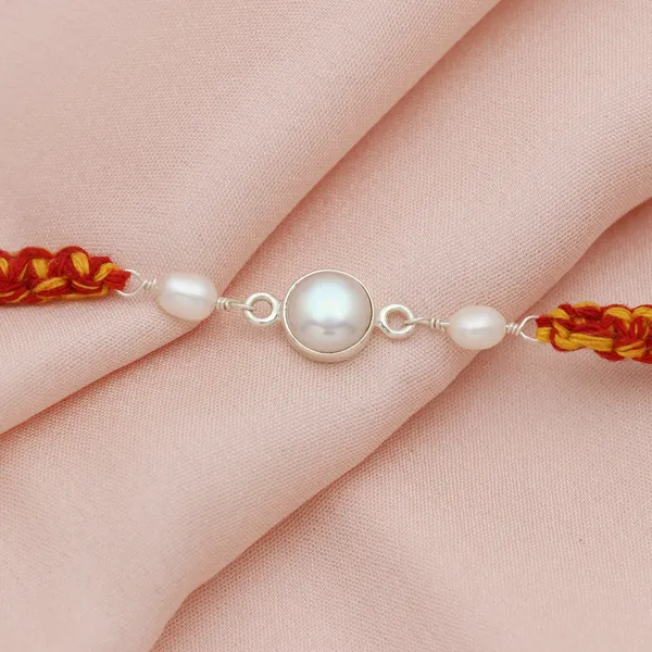 ITISHA_925_Sterling_Silver_White_Pearl_Rakhi_for_Brother_|_Silver_Rakhis_for_rakshabandhan_|_Silver_Rakhi_for_Bhai