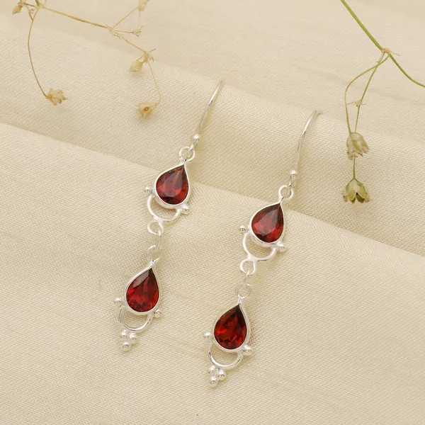 Handcrafted_Red_Garnet_925_Sterling_Silver_Earrings_-_Bezel_Style_Red_Stone_Drops