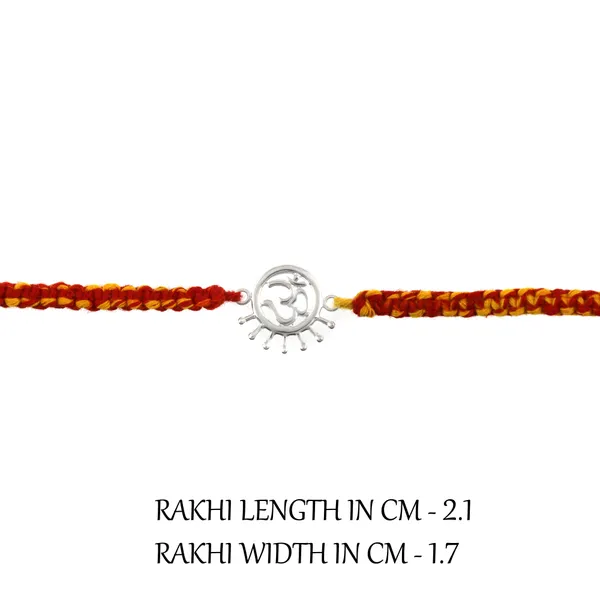 ITISHA_925_Sterling_Silver_Om_Thread_for_Brother_&_Men_|_Handcrafted_Pure_Silver_Gift_Band_|_Traditional_&_Skin-Friendly_Design_for_Raksha_Bandhan
