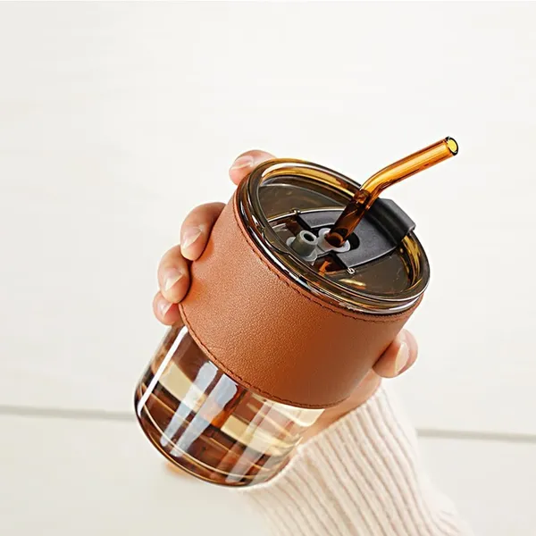 Glass_Tumbler_With_Lid_And_Straw