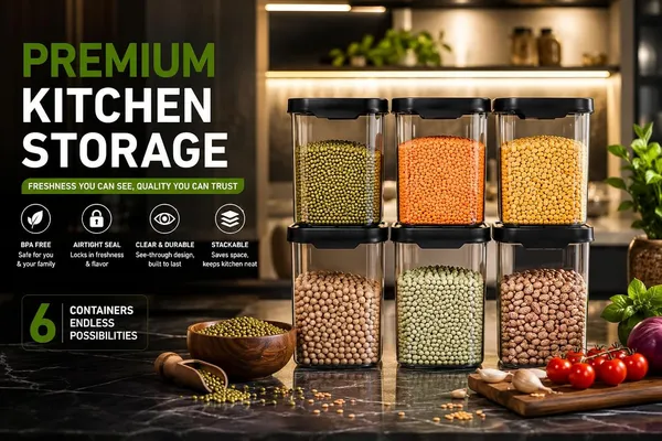 Plastic_Square_Kitchen_Storage_Container_Set