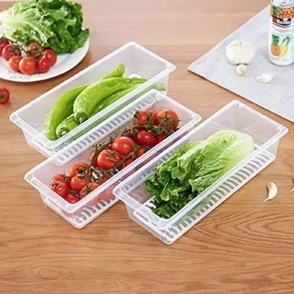 Refrigerator_Storage_Container_With_Drain_Plate