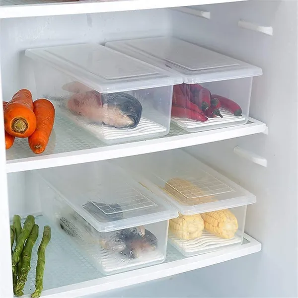 Refrigerator_Storage_Container_With_Drain_Plate