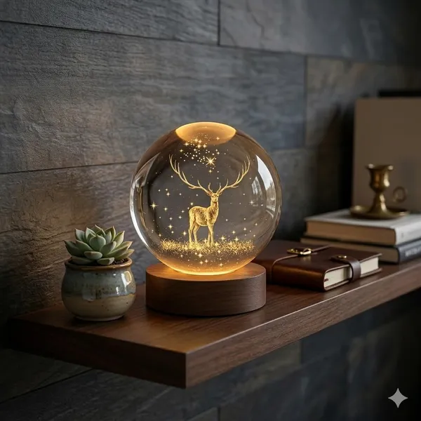 Deer_Crystal_Ball_Night_Lamp_With_Wooden_Base