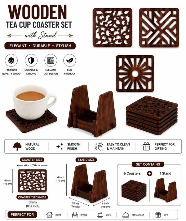 Mustard_Brown_Wood_Coaster_Set_For_Home_Decor_And_Kitchen