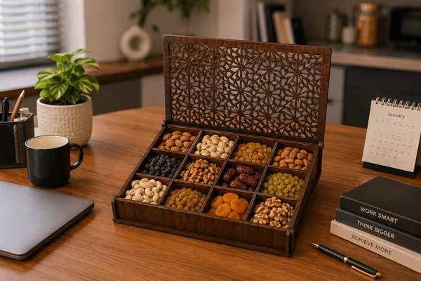 Dark_Brown_Wooden_Box_And_Kitchen_Items_For_Home_Decor_And_Kitchen