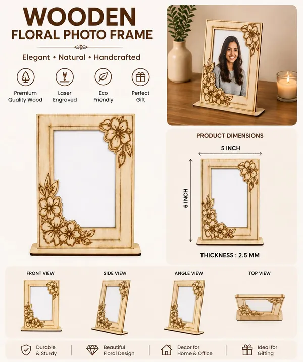Mustard_Brown_Wood_Photo_Frame_For_Home_Decor_And_Kitchen