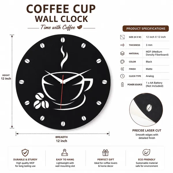 Dark_Grey_Wood_Wall_Clock_For_Home_Decor_And_Kitchen