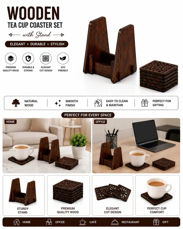 Mustard_Brown_Wood_Coaster_Set_For_Home_Decor_And_Kitchen