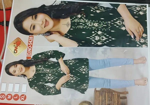 Green_Printed_Straight_Kurti_for_Women