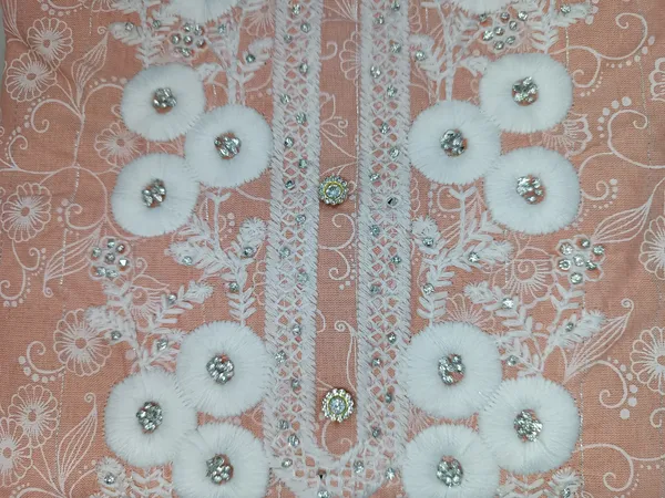 Peach_Embroidered_Kurta_Pant_Set_for_Women