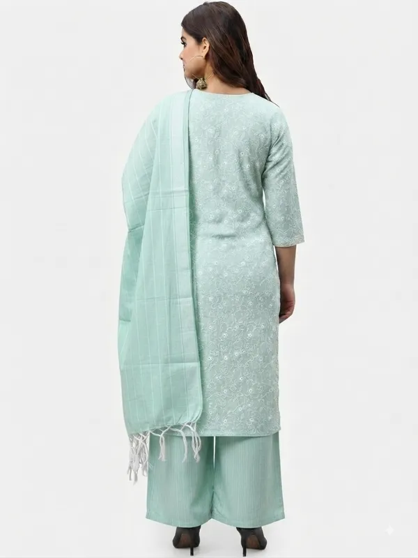 Women's_Embroidered_Light_Green_Cotton_Stitched_Office_Kurta_Pajama_and_Dupatta_Set