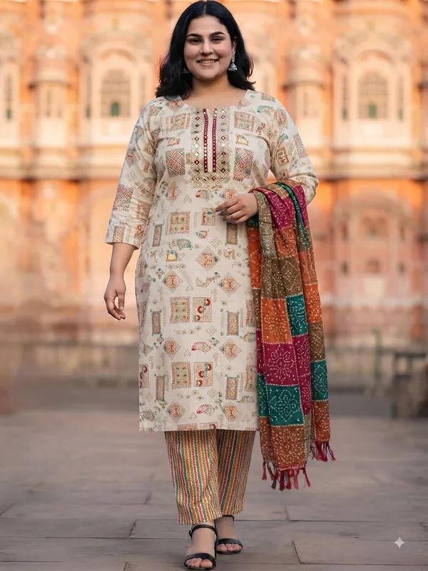 Cream_&_Multicolor_Embroidered_Soft_Cotton_Ethnic_Kurta_Set_for_Women
