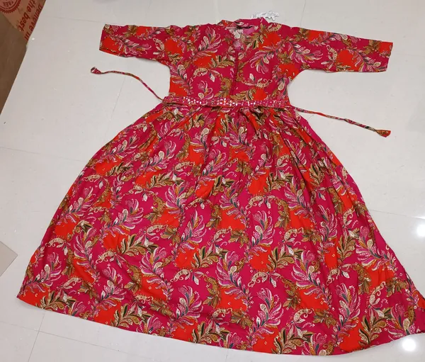 Red_Floral_Fit_And_Flare_Dress_For_Women
