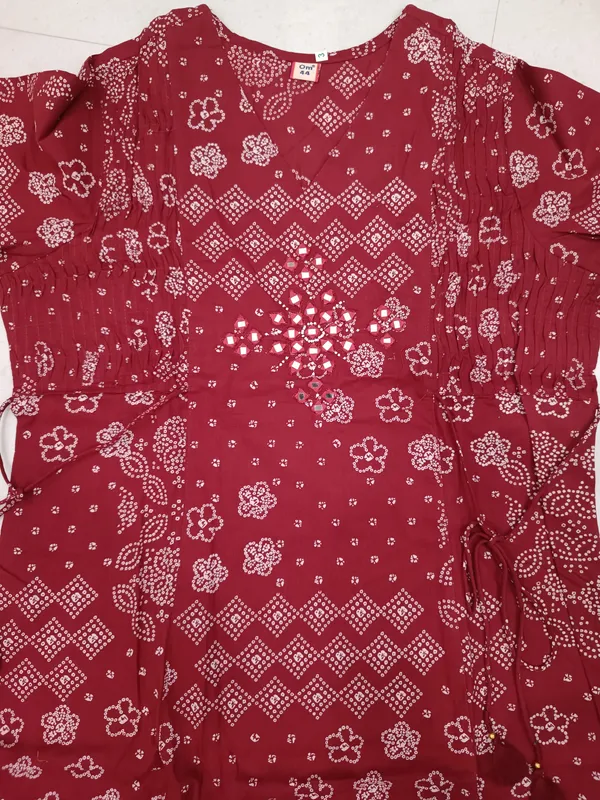 Maroon_Printed_Straight_Kurta_Set_For_Women
