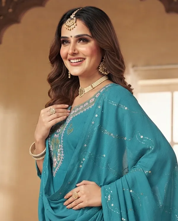 Teal_Embroidered_Straight_Kurta_Set_for_Women