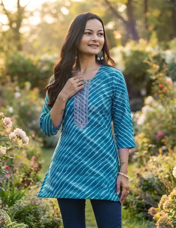 Premium_Soft_Rayon_Straight_Kurti_for_Women_–_Comfortable_Blue_Daily_Wear_Ethnic_Tunic