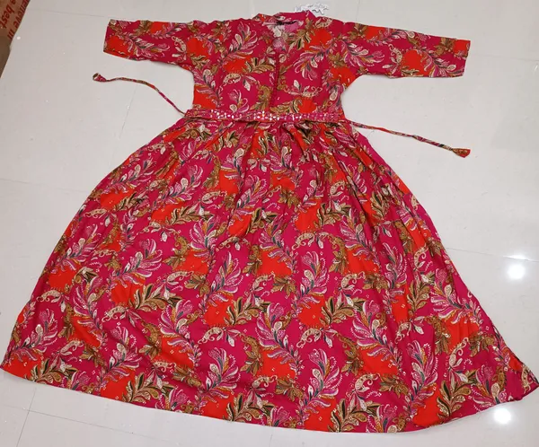 Red_Floral_Fit_And_Flare_Dress_For_Women