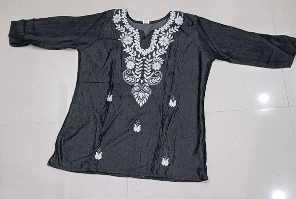 Black_Embroidered_Straight_Kurti_for_Women