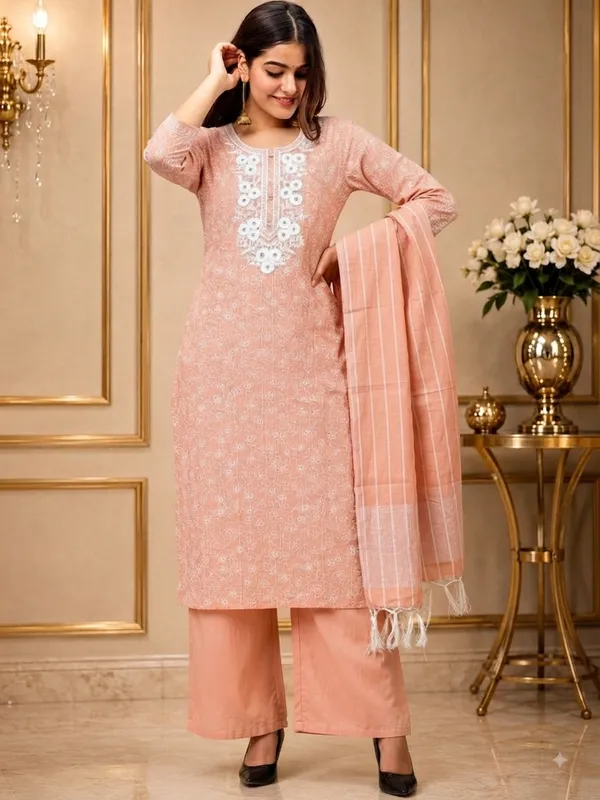 Women's_Embroidered_Cotton_Stitched_Office_Kurta_Pajama_and_Dupatta_Set