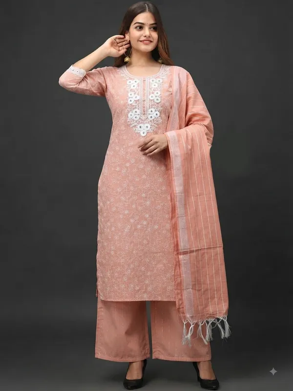 Women's_Embroidered_Cotton_Stitched_Office_Kurta_Pajama_and_Dupatta_Set