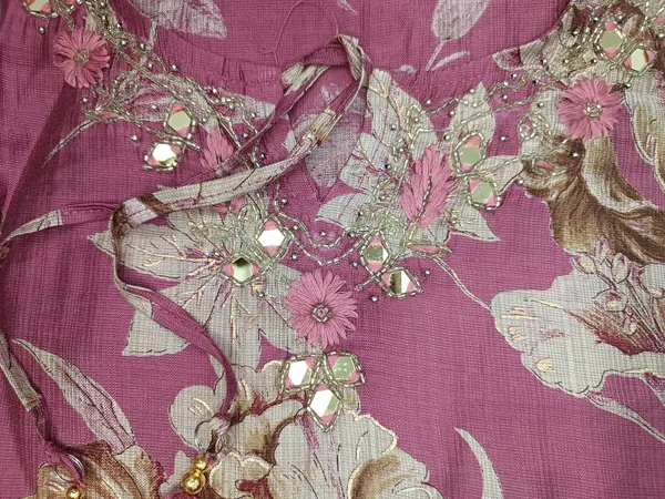 Maroon_Floral_Print_Kurta_Set_for_Women