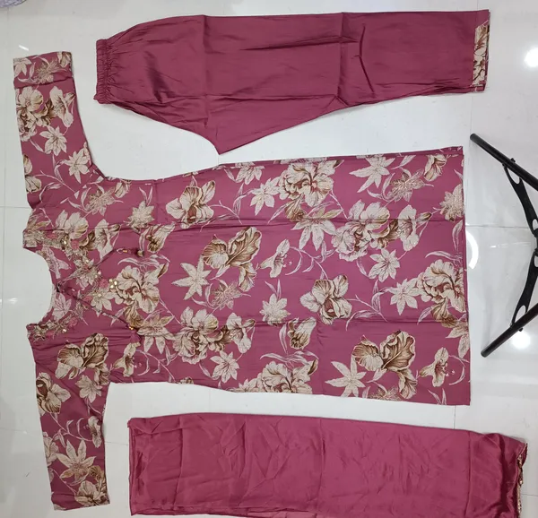 Maroon_Floral_Print_Kurta_Set_for_Women