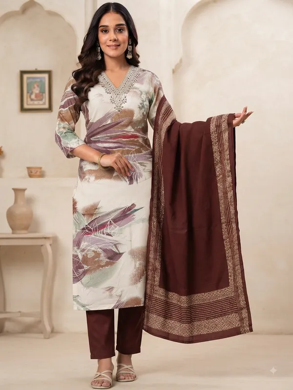 Off_White_Cotton_Straight_Printed_Kurta_Set_For_Women