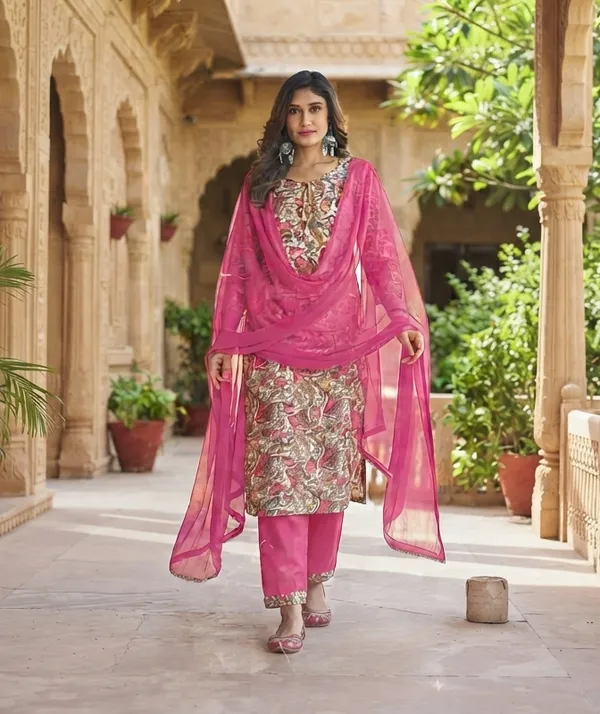 Stunning_Floral_Printed_3-Piece_Kurta_Set_with_Solid_Pant_&_Dupatta
