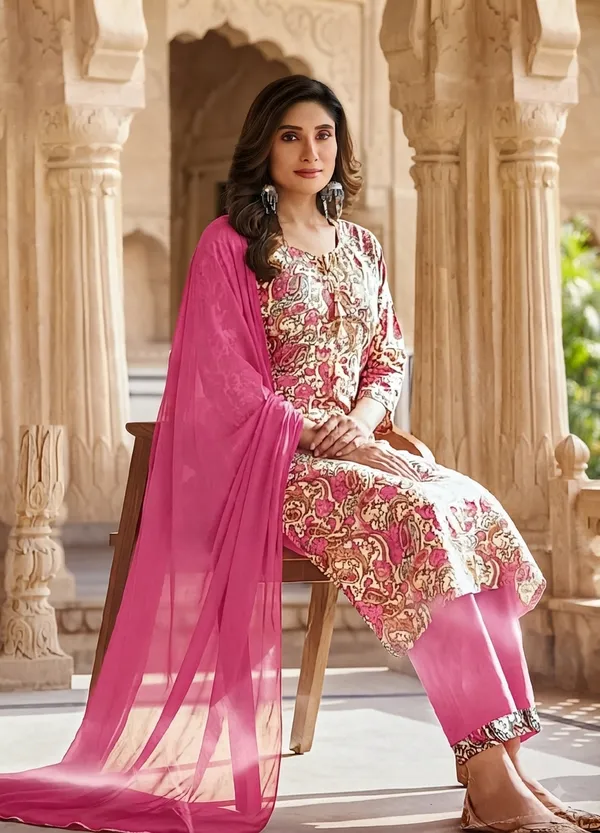 Stunning_Floral_Printed_3-Piece_Kurta_Set_with_Solid_Pant_&_Dupatta