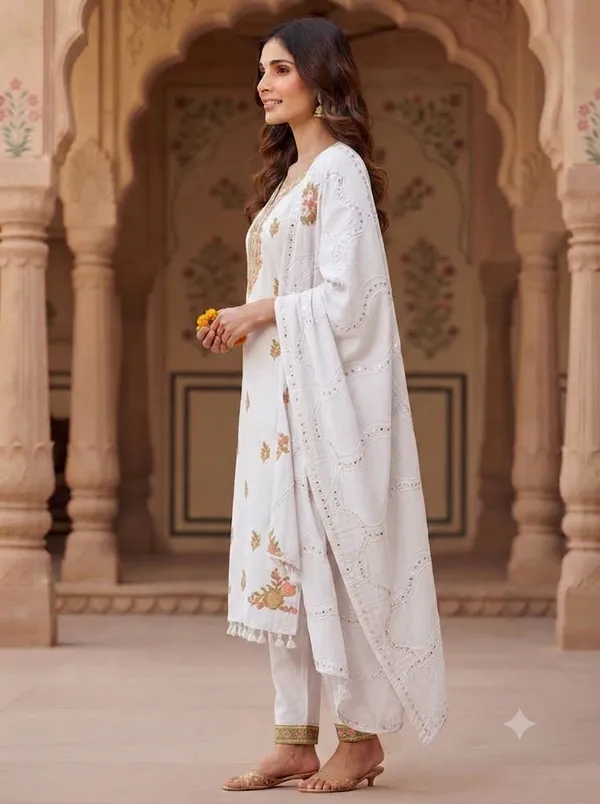 White_Embroidered_Ethnic_Suit_Set_for_Women
