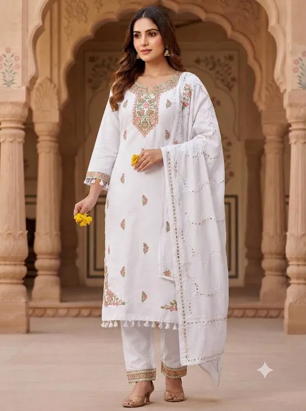 White_Embroidered_Ethnic_Suit_Set_for_Women