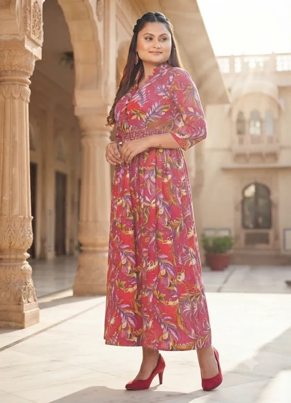 Red_Cotton_Floral_Print_Fit_And_Flare_Dress_For_Women