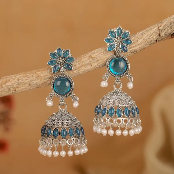 Blue_Stone_Pearl_Jhumka_Earrings_for_Women