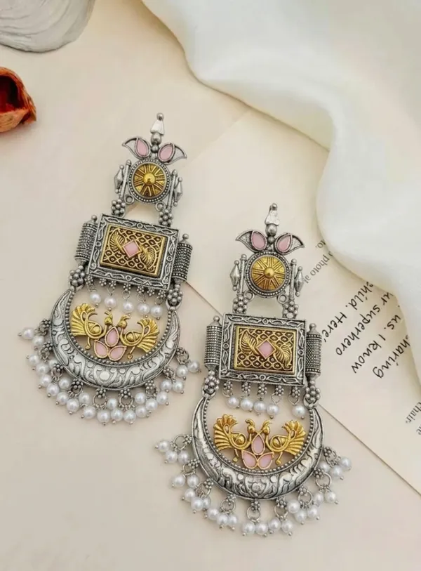 Silver_Oxidized_Statement_Earrings_for_Women