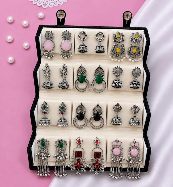 Oxidized_Silver_Tone_Jhumka_Earrings_Set_For_Women