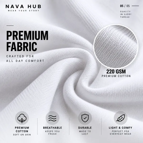 Oversize_White_Cotton_T-_shirt_For_Men_|_Bull_(Black_Colour)_|_220_GSM