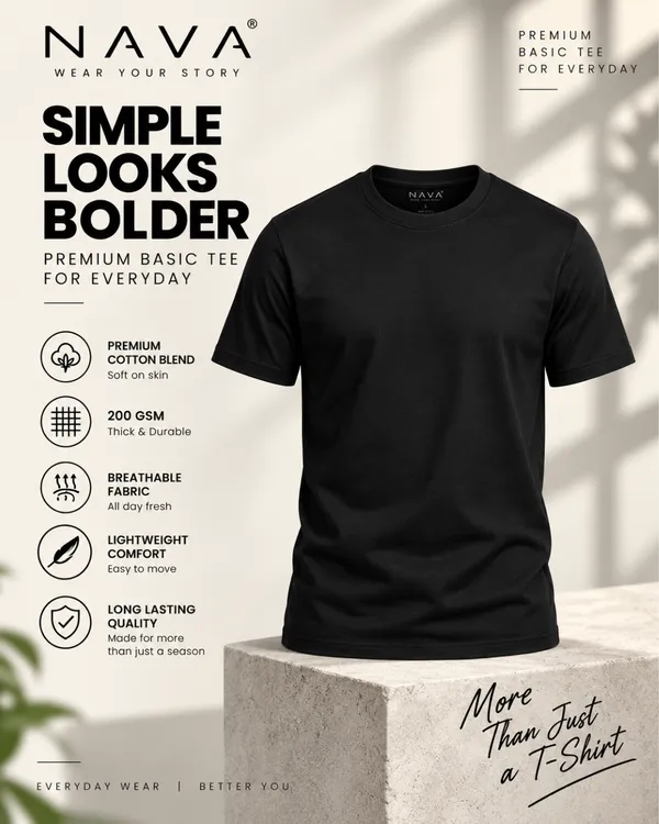 Regular_Fit_Black_Cotton_T-_shirt_For_Men
