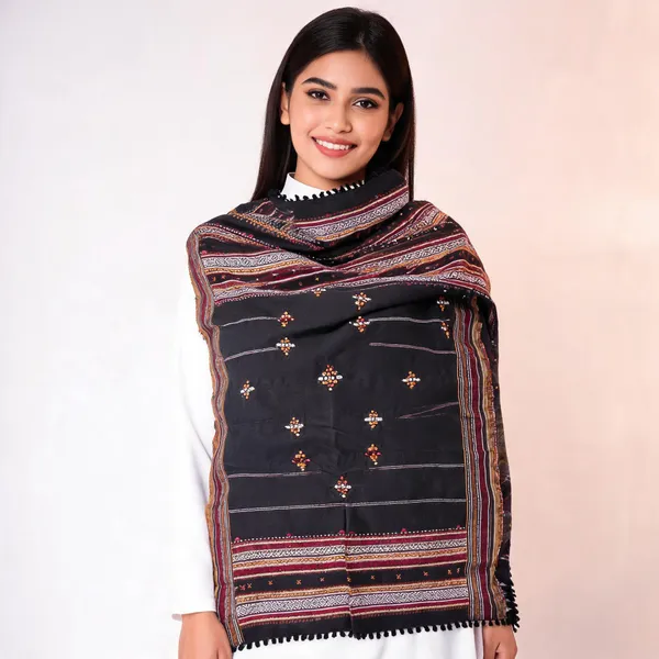 Black_Woolen_Geometric_Embroidered_Shawl_For_Women