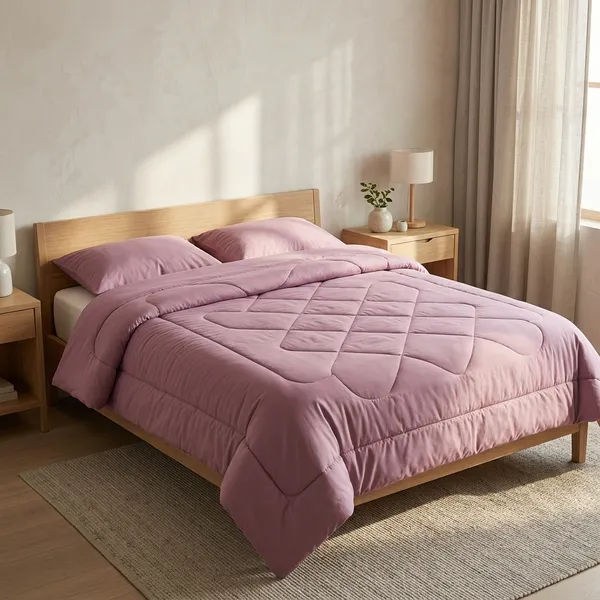 Cotton_Plain_Solid_Mauve_Double_Bed_Comforter