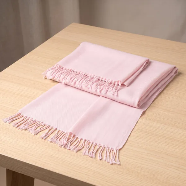 White_Cotton_Solid_Fringed_Shawl_For_Women