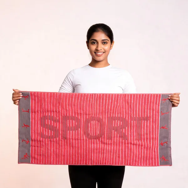 Red_Lining_Cotton_Sport_Towel