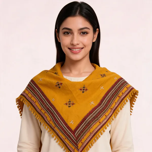 Mustard_Woolen_Embroidered_Shawl_For_Women