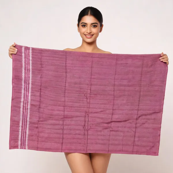 Cotton_Striped_Mauve_Full_Size_Towel